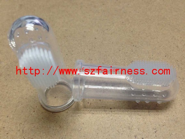 silicone baby finger toothbrush
