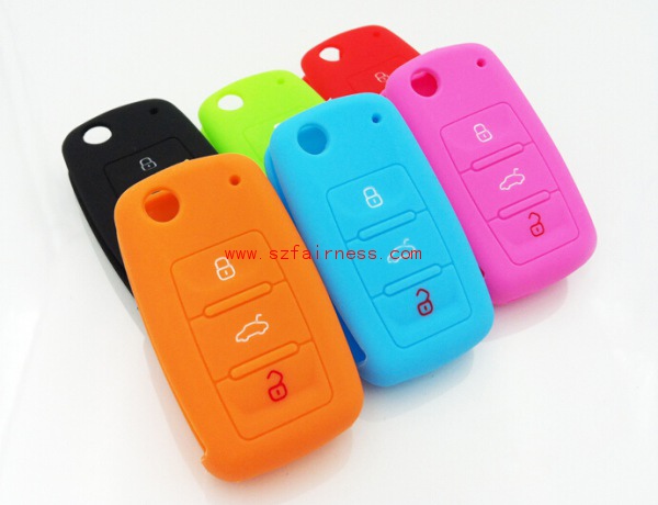 silicone car key cover