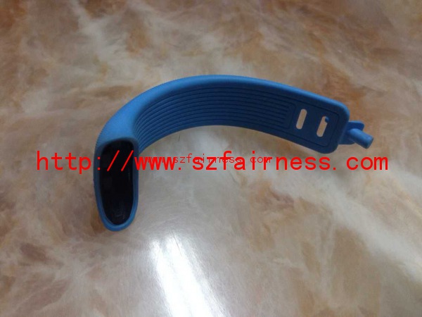 Liquid silicone+PC watch strap