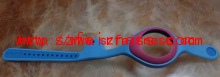Liquid silicone+PC watch strap